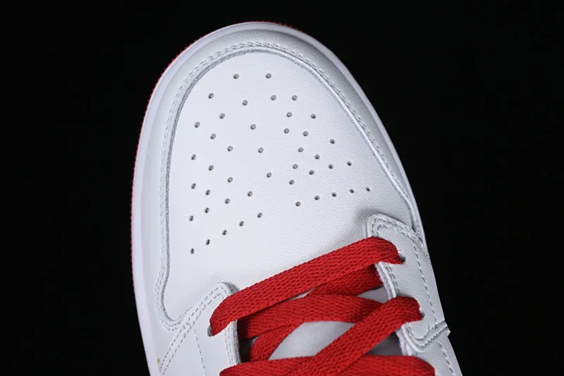 All categories Air Jordan Jordan series basketball shoes Air Jordan 1 Low Air Jordan 1 Low AJ1 Joe 1 white and red low-top cultural and casual sneakers FQ1935-018
